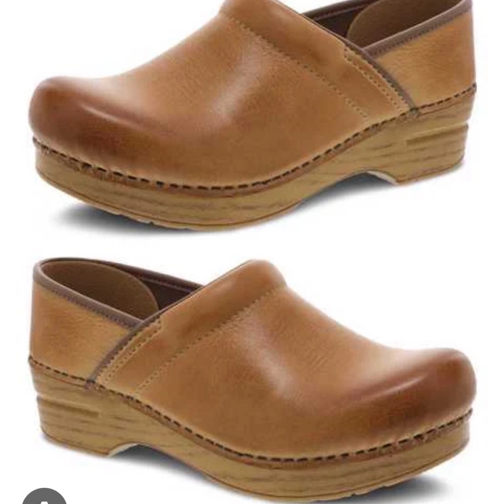 Dansko Honey Leather Mules - Picture 2 of 5